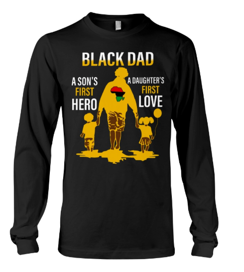 Black Dad a son's first hero a daughter's first love shirt 2 Deadpool shady shirt