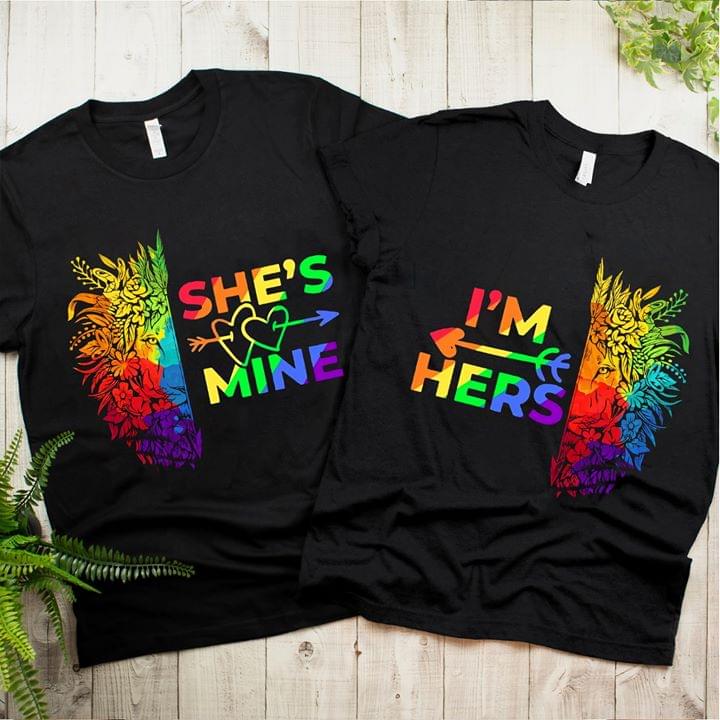 LGBT She's mine i'm hers shirt, hoodie 3 LGBT Shes mine im hers shirt