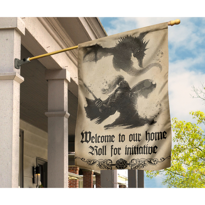 Welcome to our home roll for initiative flag 4 Welcome to our home roll for initiative flag