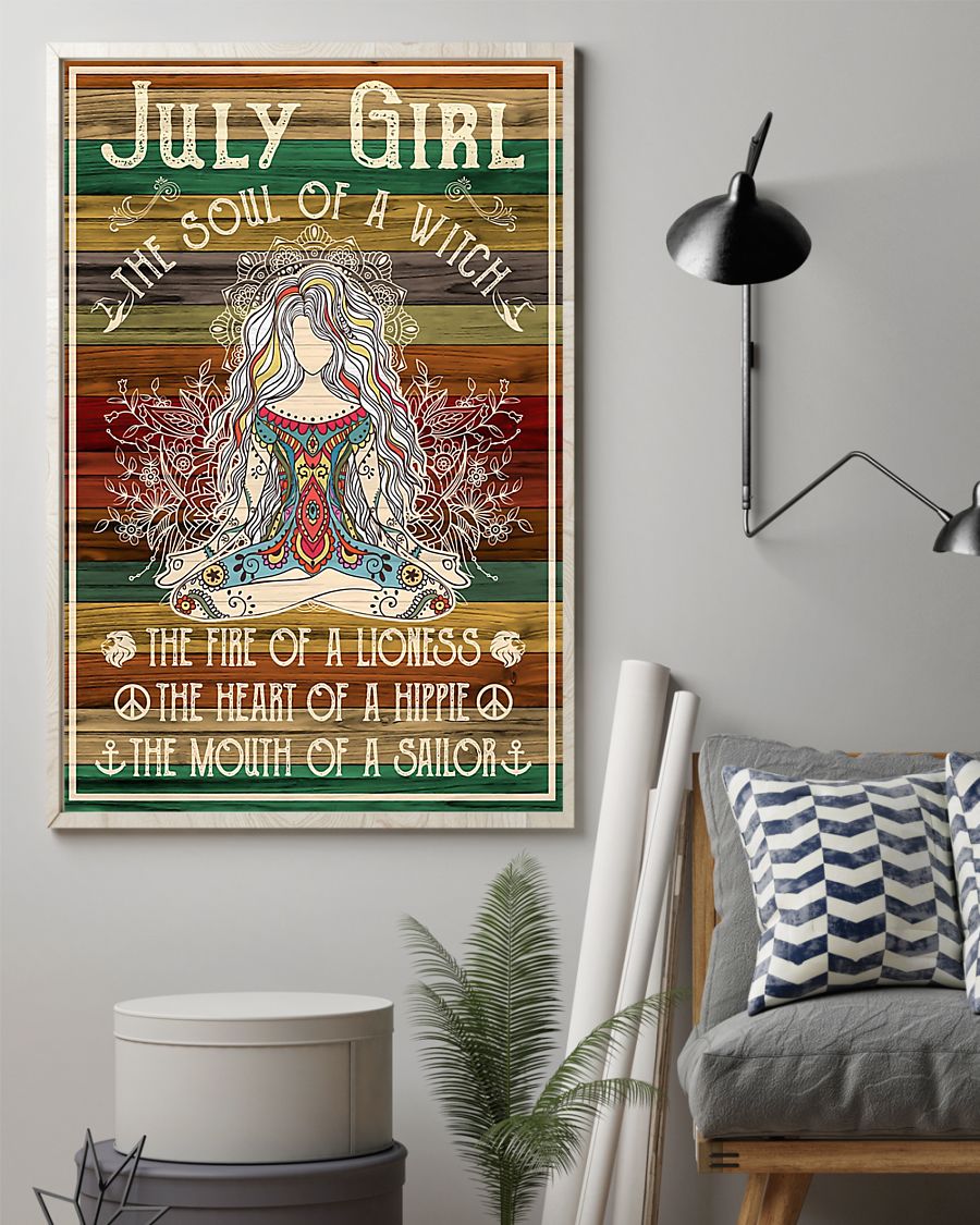Yoga july girl the soul of a witch poster 4 Yoga july girl the soul of a witch poster