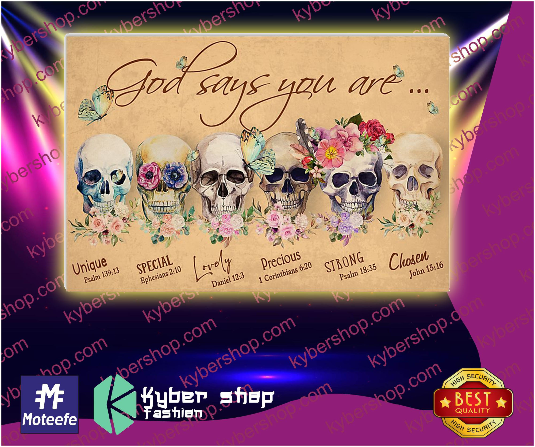 Skull God Says You Are Poster 5 Skull God Says You Are Poster