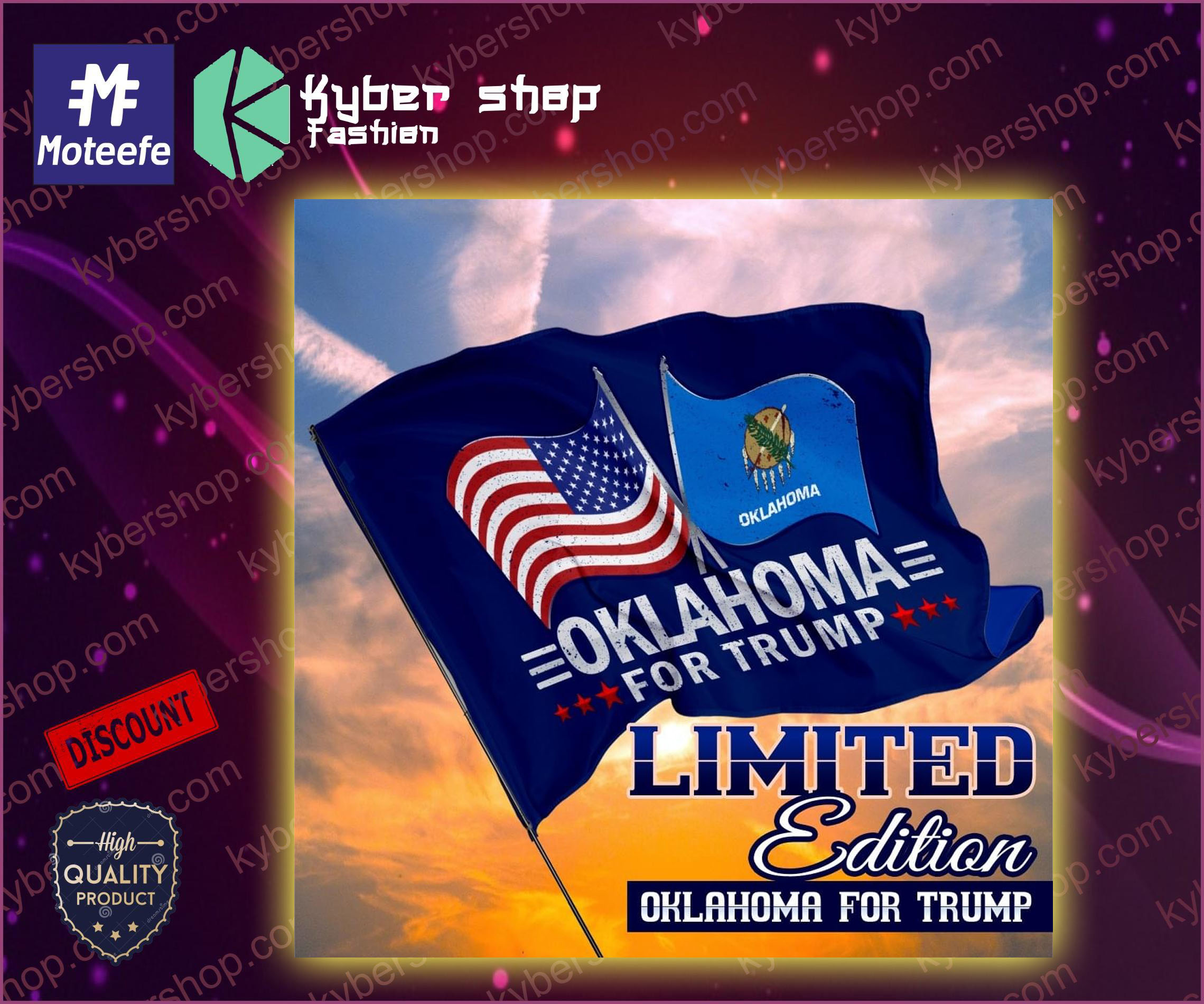 USA oklahoma for trump flag 4 USA oklahoma for trump flag