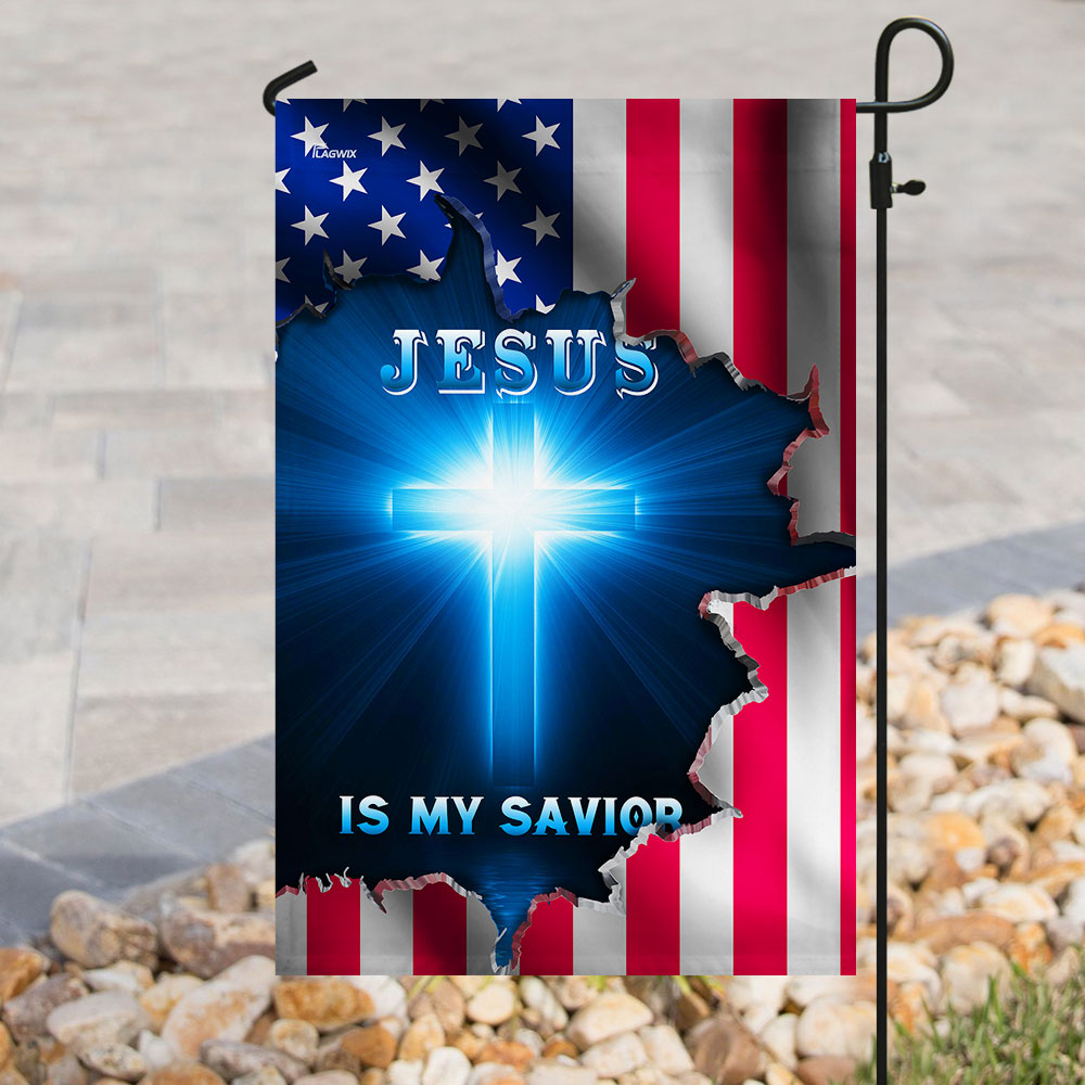 Jesus American is my saviob flag