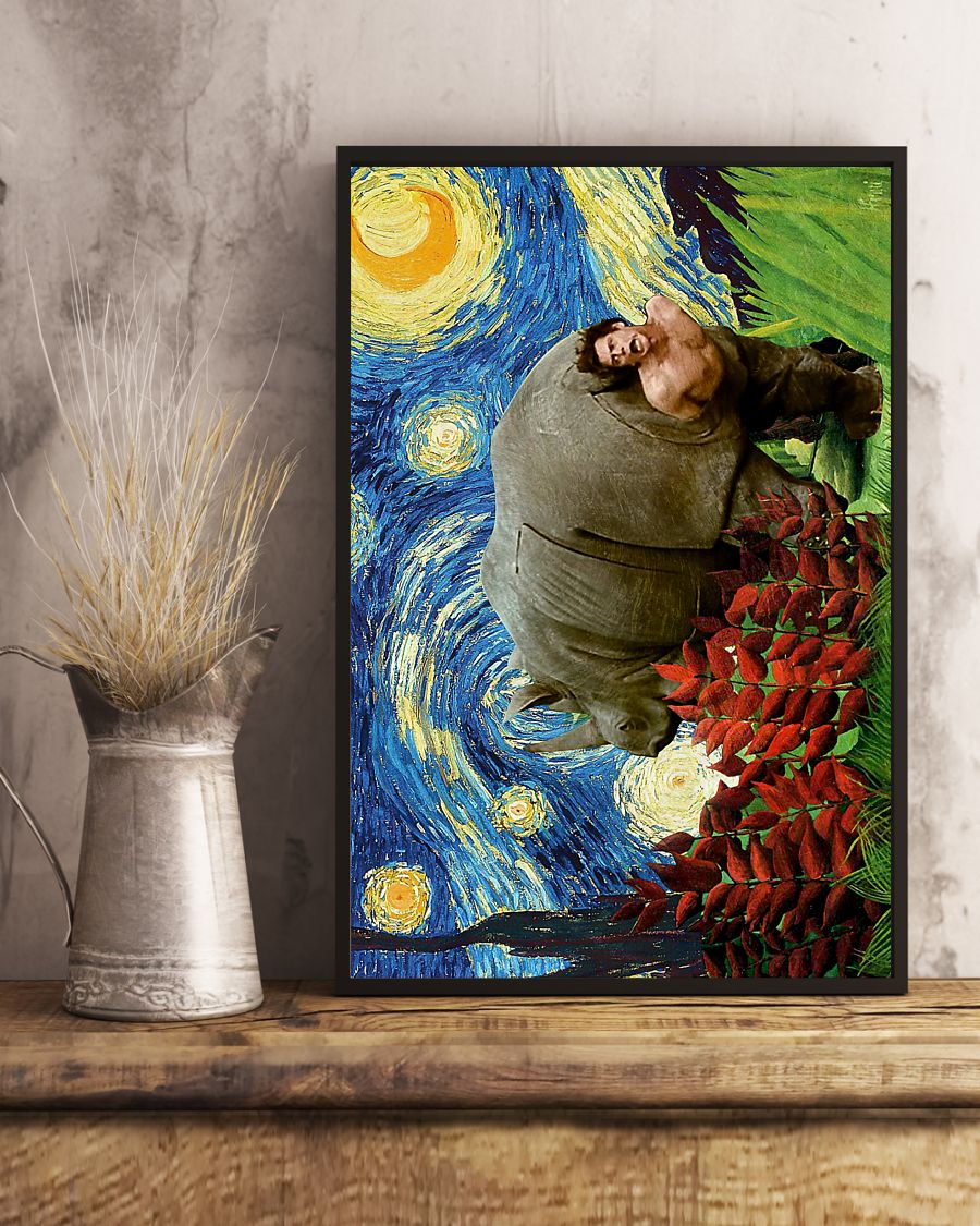 Ace Venture Rhino starry night poster 3 Ace Venture Rhino starry night poster