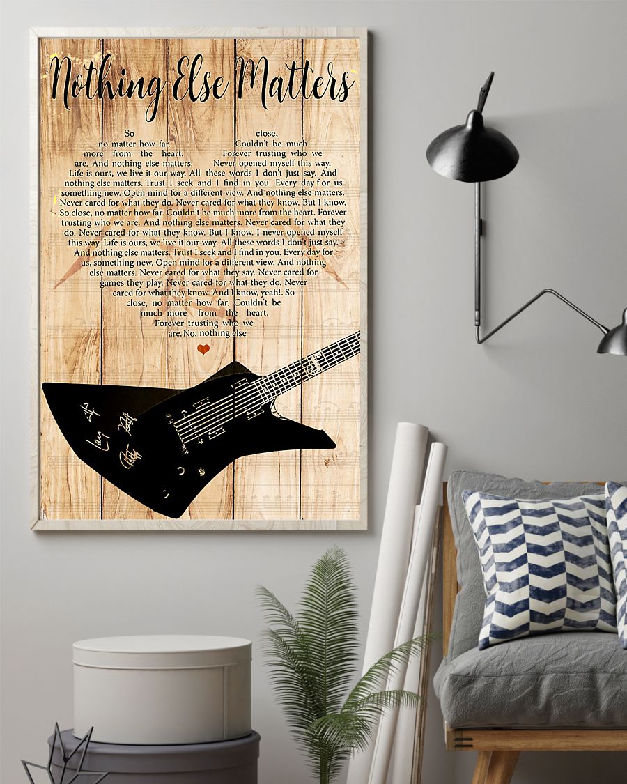 Nothing else matters lyrics Poster 2 Nothing else matters lyrics Poster