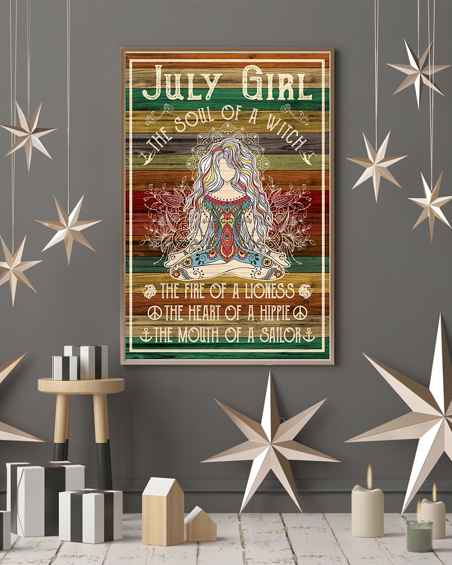 July Girl The Soul of A Witch The Fire of A Lioness Poster 3 July Girl The Soul of A Witch The Fire of A Lioness Poster