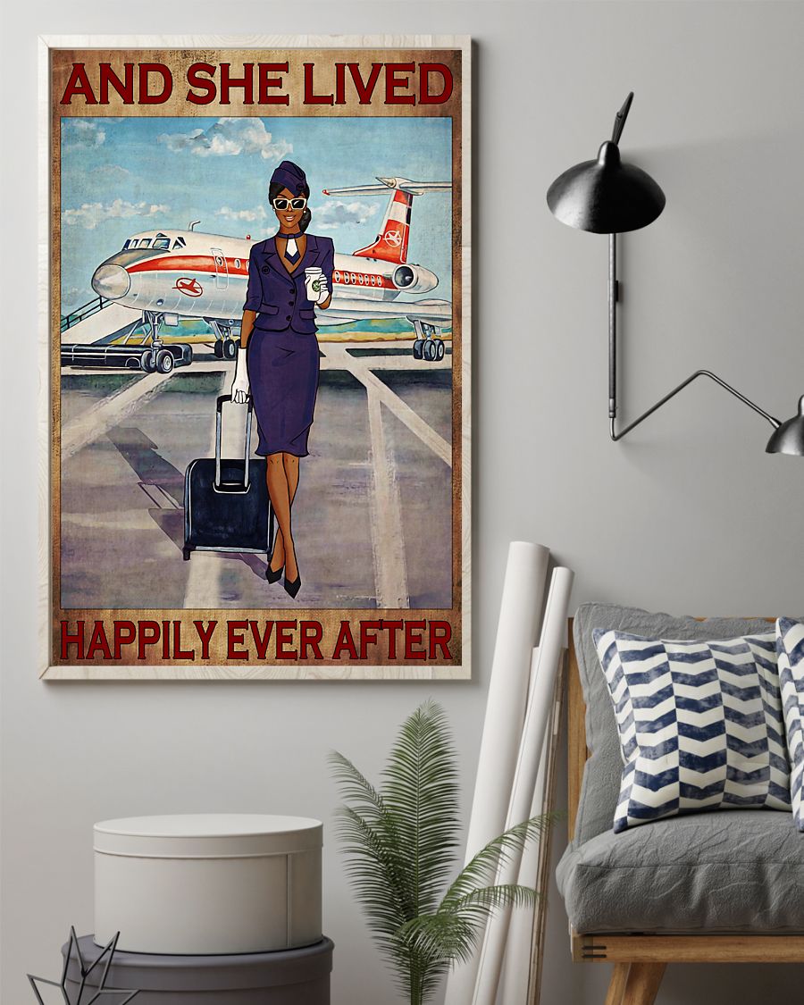 Purple flight attendance and she live happily ever after 4 Purple Black girl flight attendance and she live happily ever after