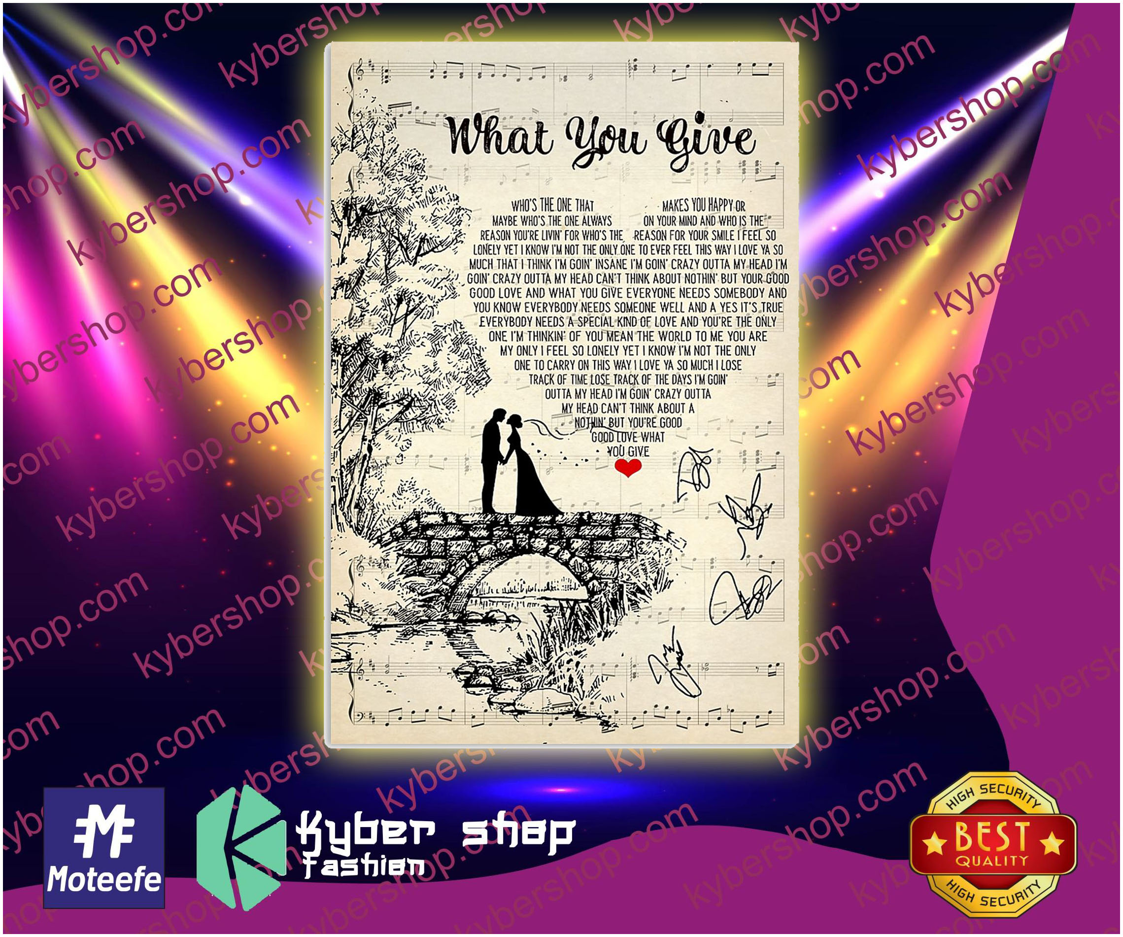 What you give lyrics poster 5 What you give lyrics poster