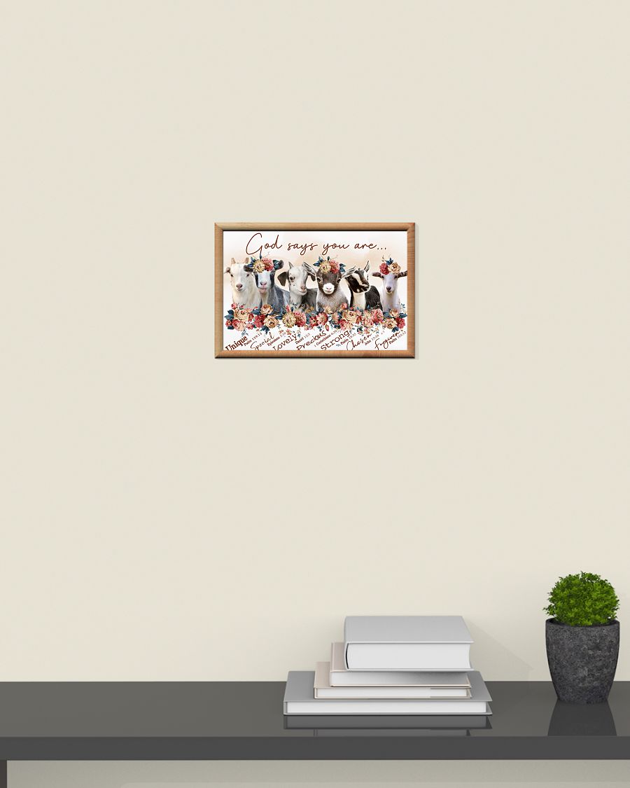 God says you are goats poster 2 God says you are goats poster