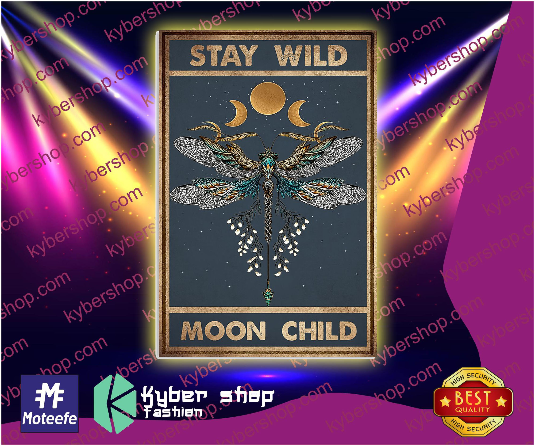 Dragonfly Stay wild moon child poster 5 Dragonfly Stay wild moon child poster