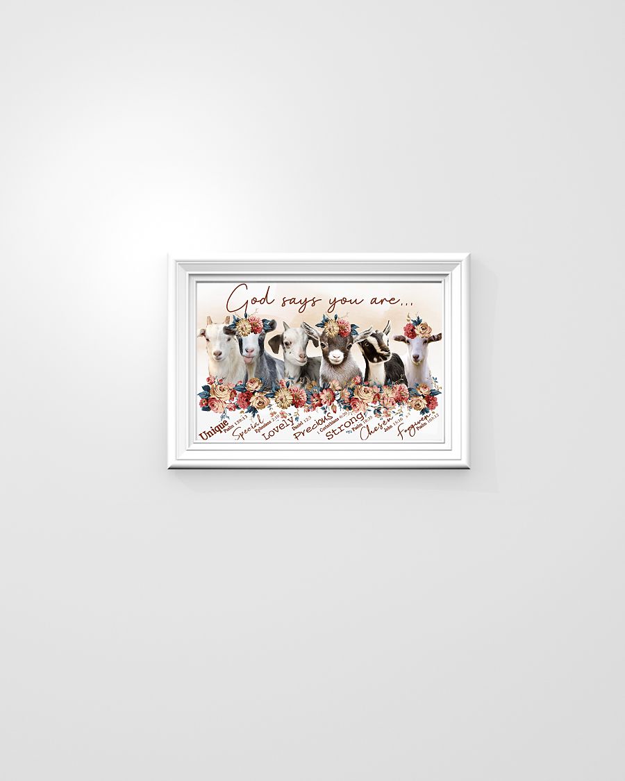 God says you are goats poster 4 God says you are goats poster