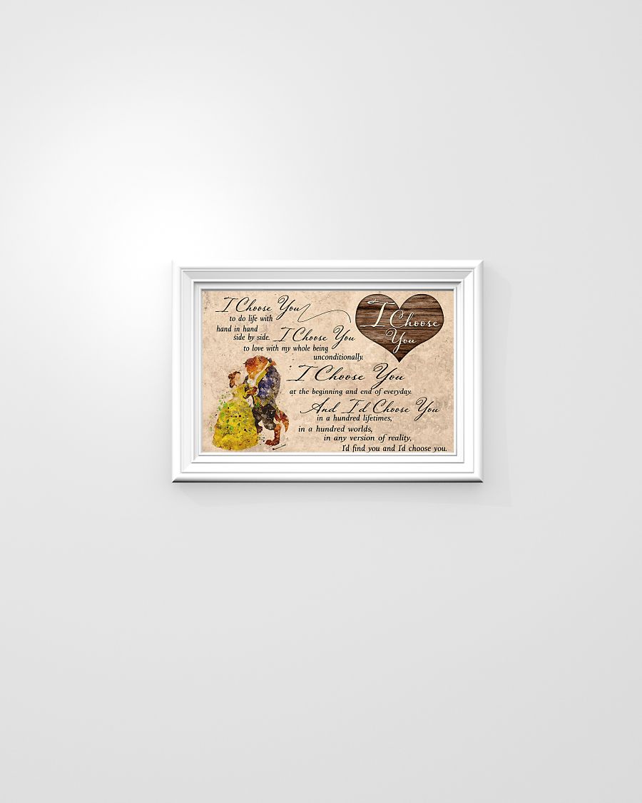 Belle and beast I choose you Belle poster 4 Belle and beast I choose you Belle poster