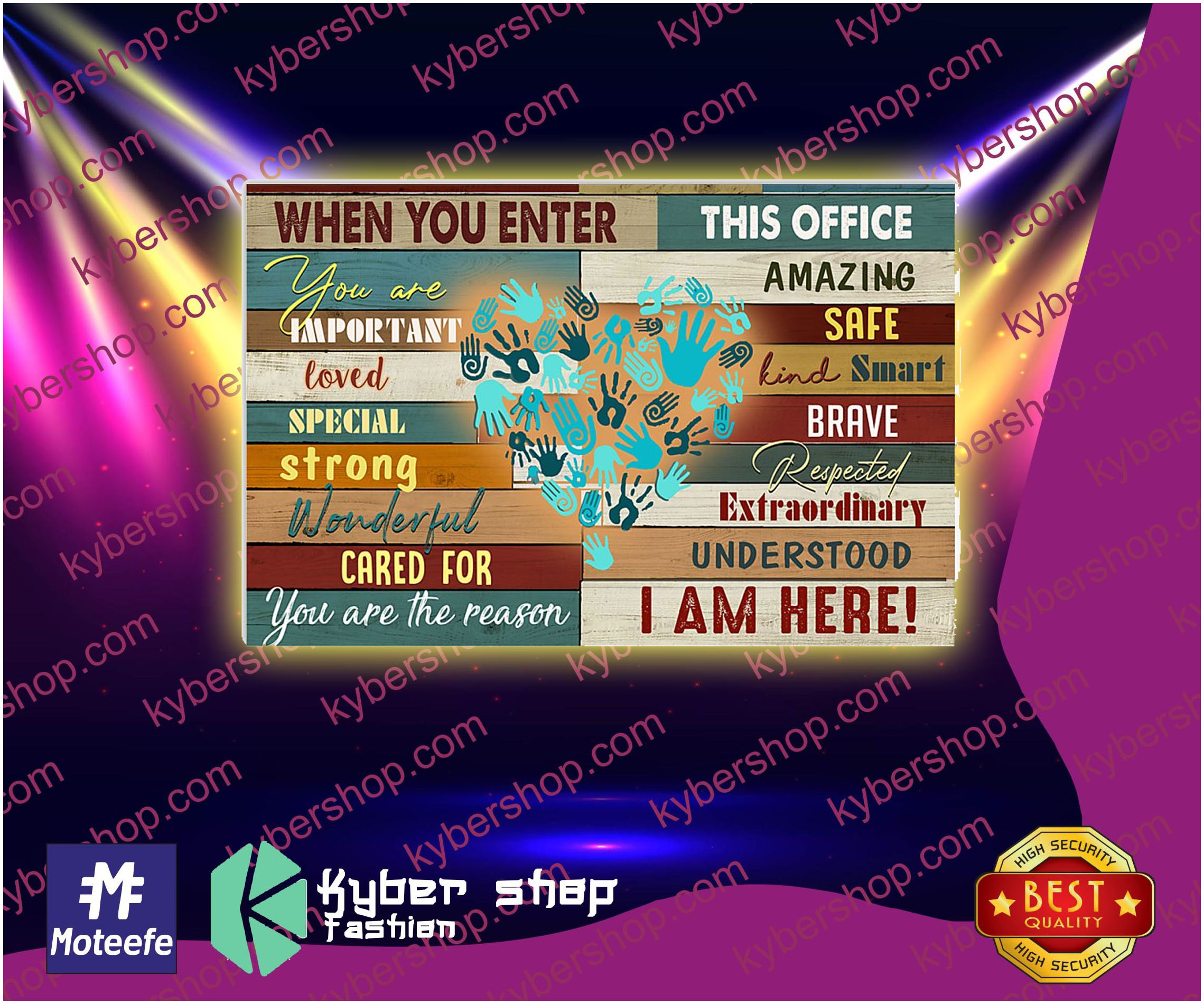 Autism awareness When you enter this office poster 5 Autism awareness When you enter this office poster