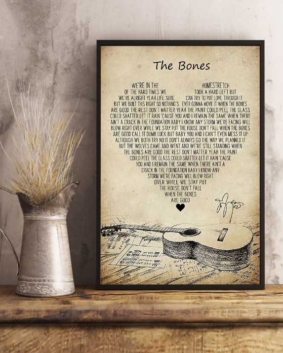 Guilta The bones lyric poster 5 Guilta The bones lyric poster