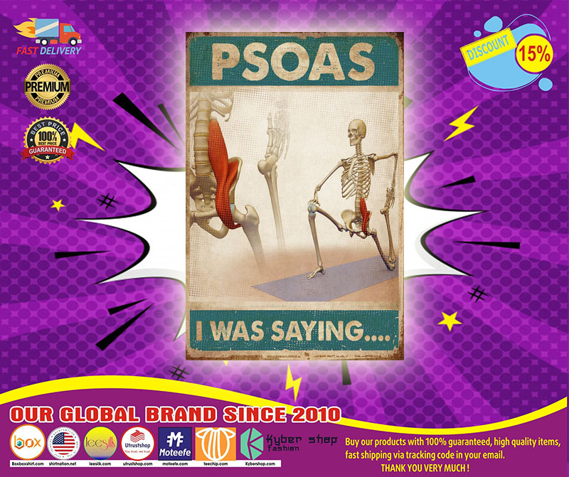 Skeletion Psoas I was saying poster 2 Skeletion Psoas I was saying poster