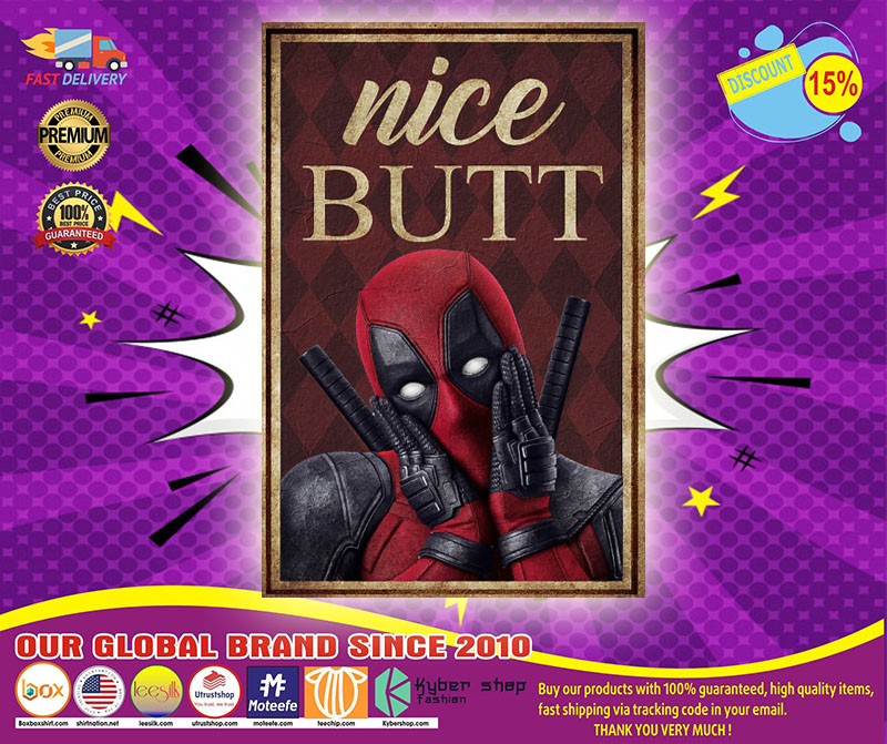 Deadpool nice butt poster 2 Deadpool nice butt poster