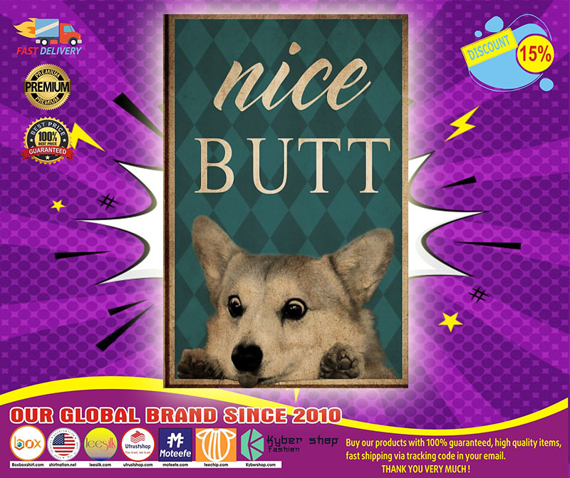 Corgi dog nice butt poster 5 Corgi dog nice butt poster