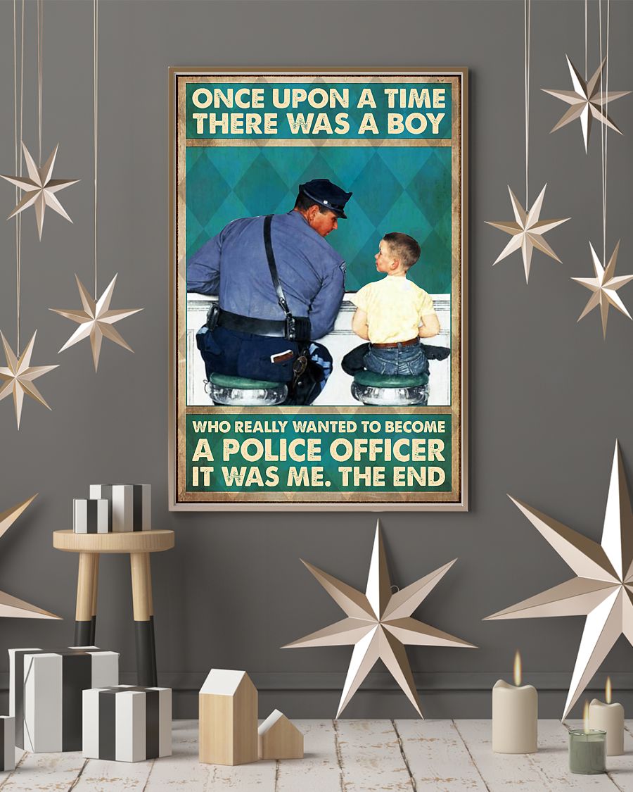 Once upon a time there was a boy a police officer poster 3 Once upon a time there was a boy a police officer poster