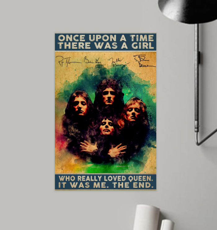 Once upon a time there was a girl poster 3 Once upon a time there was a girl who really loved Queen poster