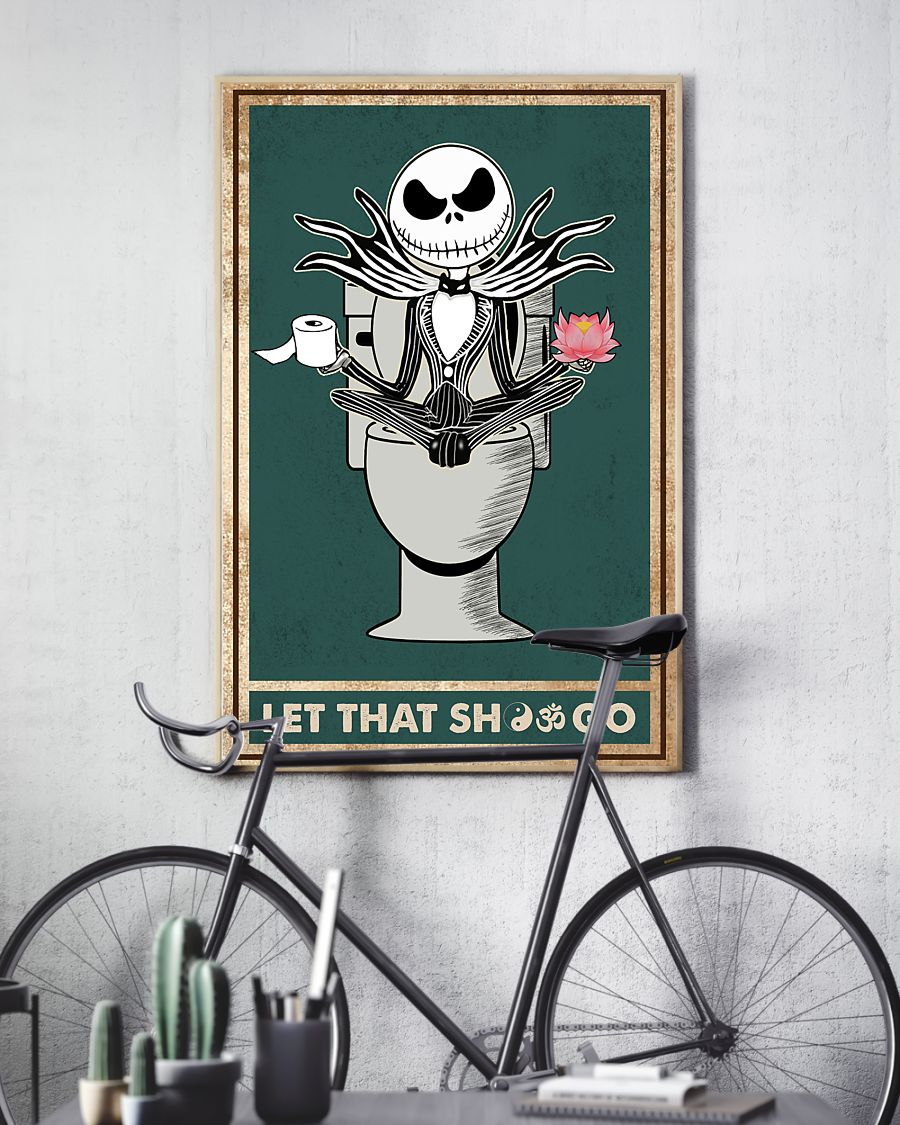 Jack Skellington Let that shirt go poster 2 Jack Skellington Let that shirt go poster