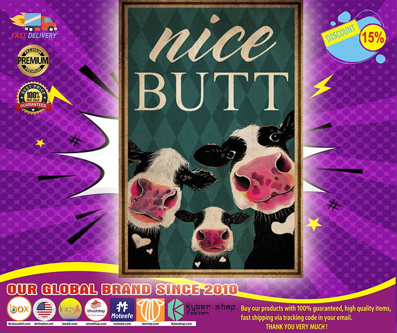 Cow nice butt poster 5 Cow nice butt poster