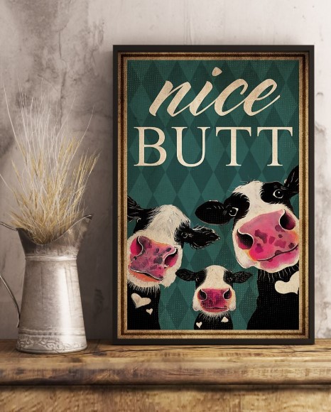 Cow nice butt poster 2 Cow nice butt poster