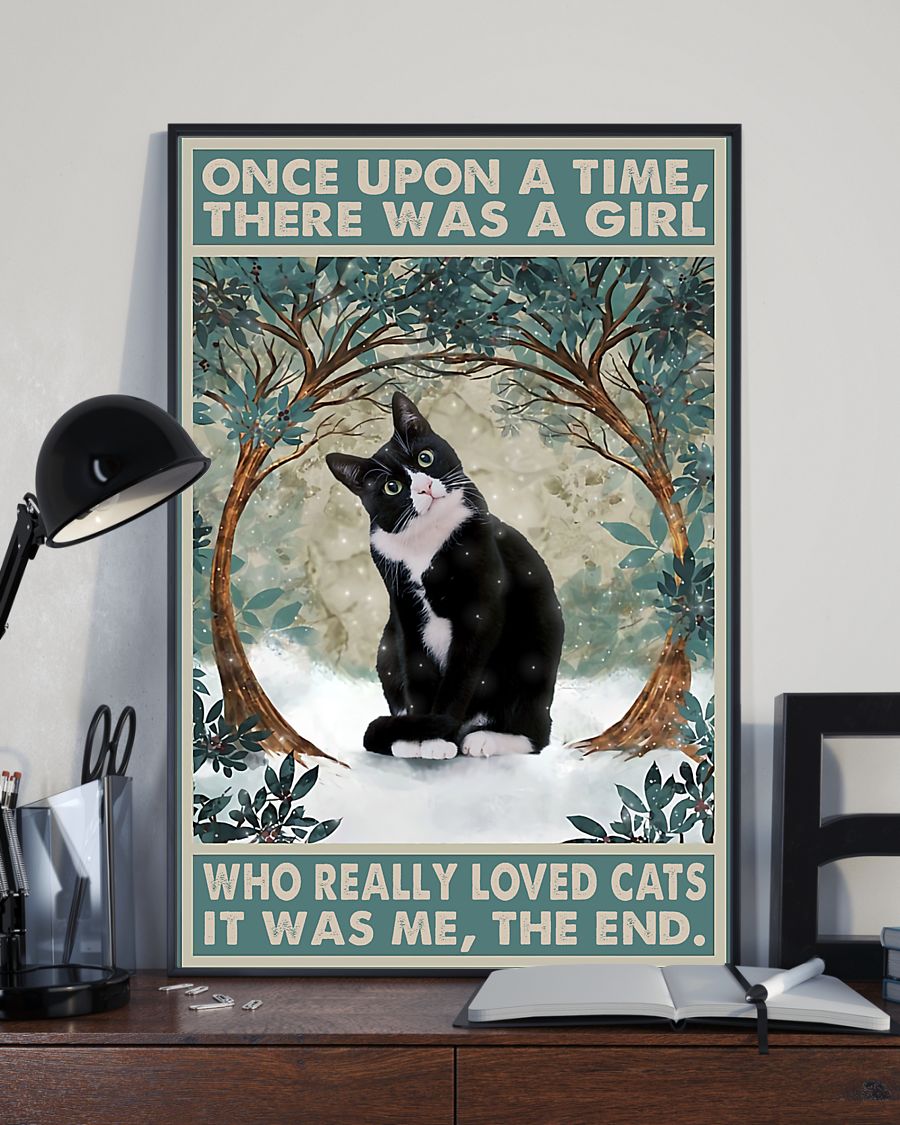 Once upon a time there was a girl who really loved cats poster 3 Once upon a time there was a girl who really loved cats poster