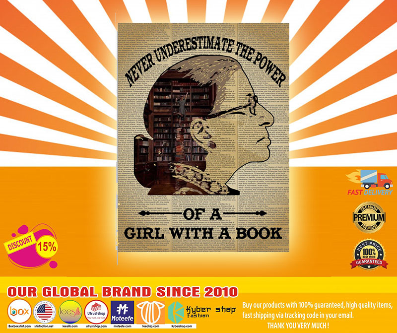 Ruth Bader never underestimate of a girl with a book poster 2 Ruth Bader never underestimate of a girl with a book poster