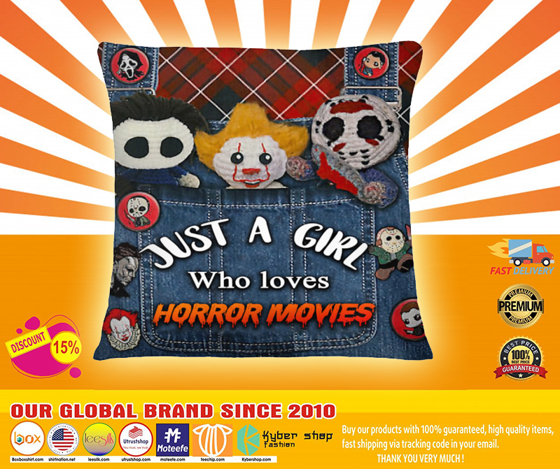 Just a girl who loves Horror movies tote bag 2 Just a girl who loves Horror movies tote bag
