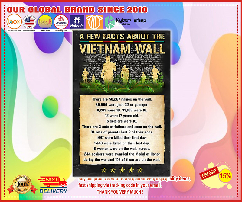 A few facts about the Vietnam wall poster 2 A few facts about the Vietnam wall poster