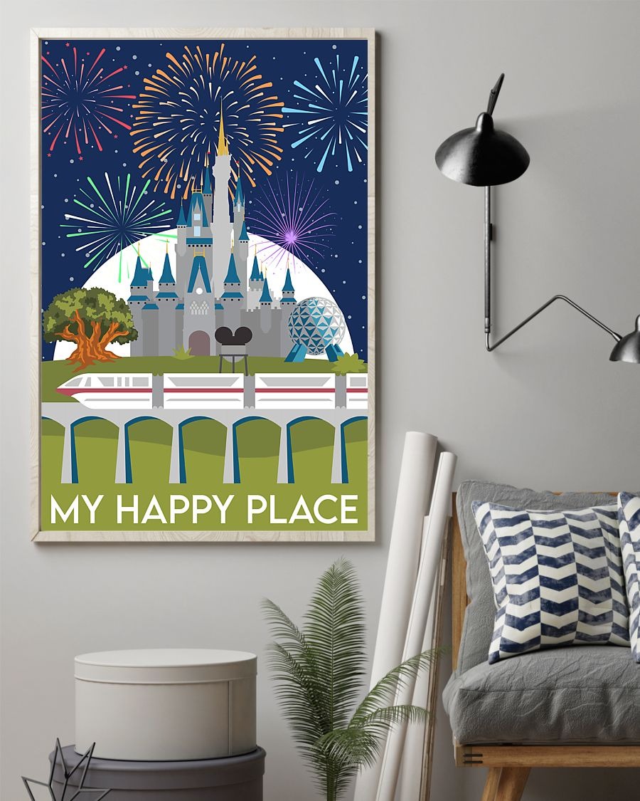 Disney Castle My happy place poster 4 Disney Castle My happy place poster