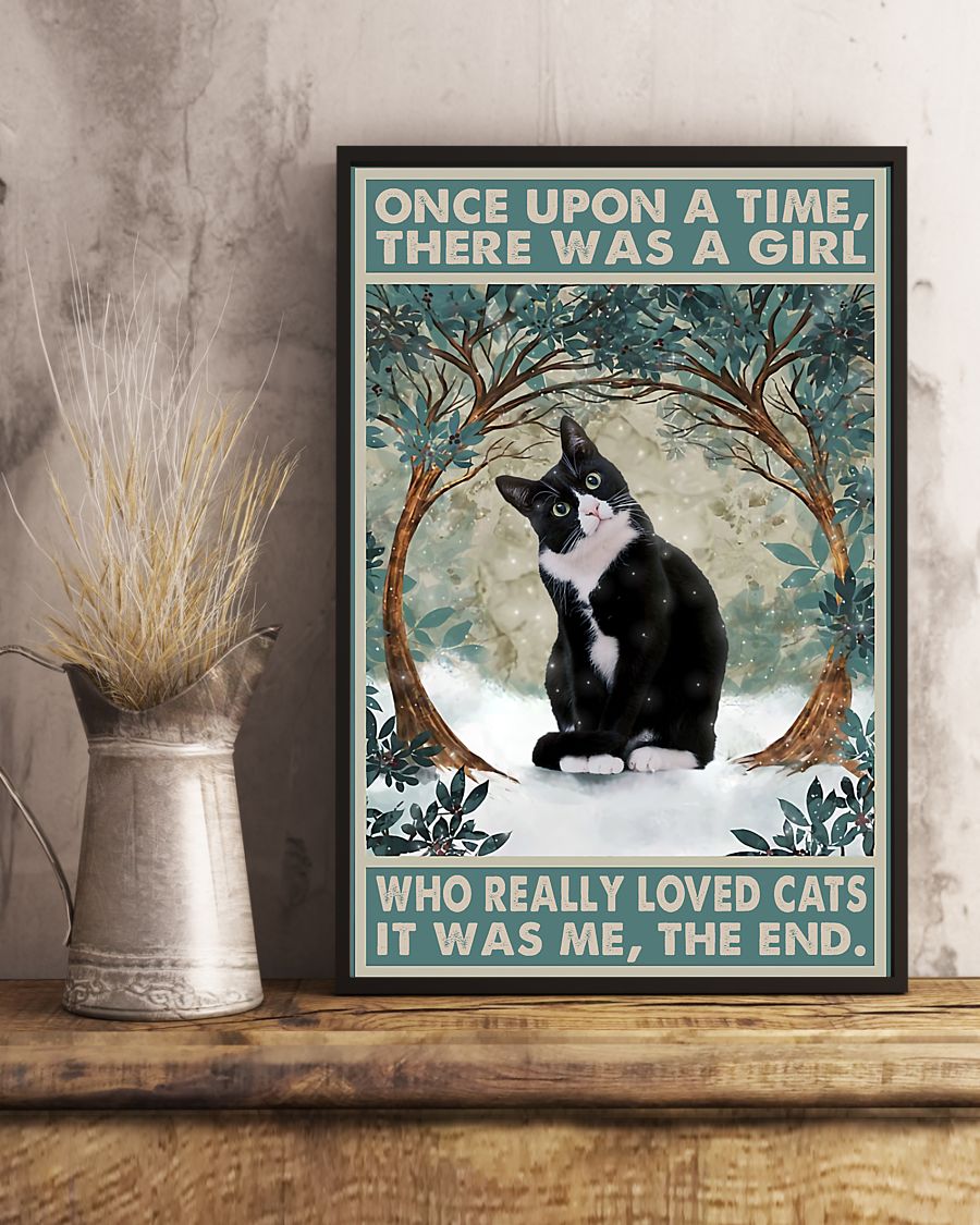 Once upon a time there was a girl who really loved cats poster 2 Once upon a time there was a girl who really loved cats poster