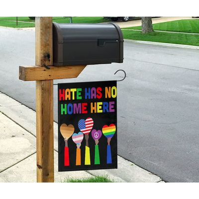 Hate has no home here flag 4 Hate has no home here flag