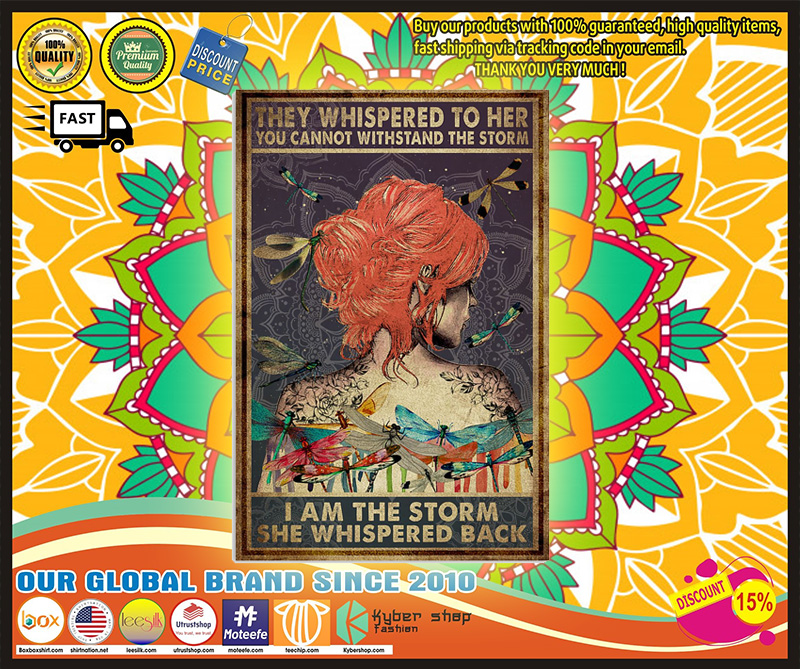 Red hair to her I am the storm she whispered back poster 5 Red hair to her I am the storm she whispered back poster