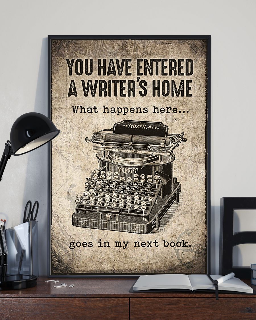 You have entered a writer's home poster 3 You have entered a writers home poster