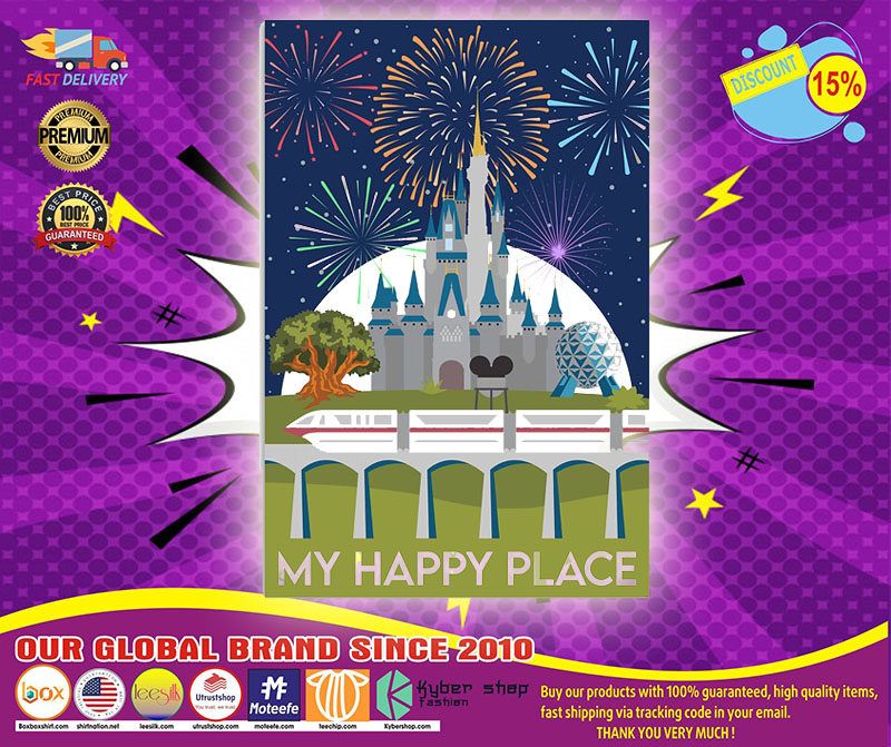 Disney Castle My happy place poster 5 Disney Castle My happy place poster