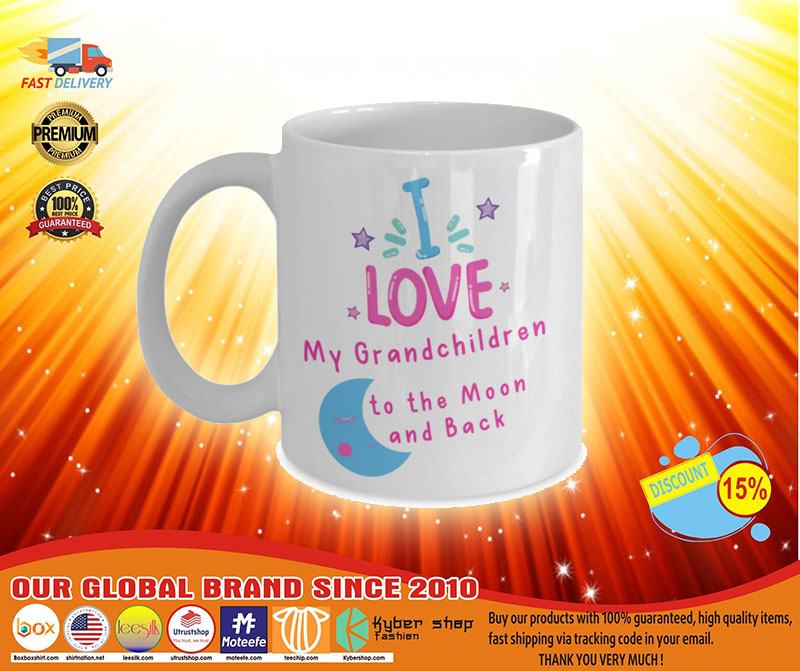 I love my grandchildren to the moon and back mug 3 I love my grandchildren to the moon and back mug
