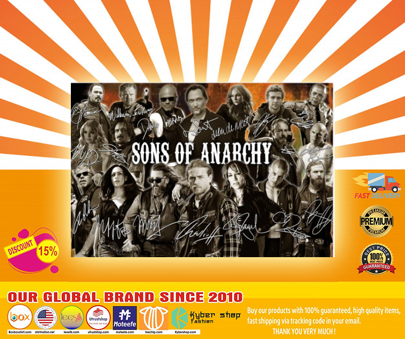 Son of Anarchy Signatures poster 2 Son of Anarchy Signatures poster