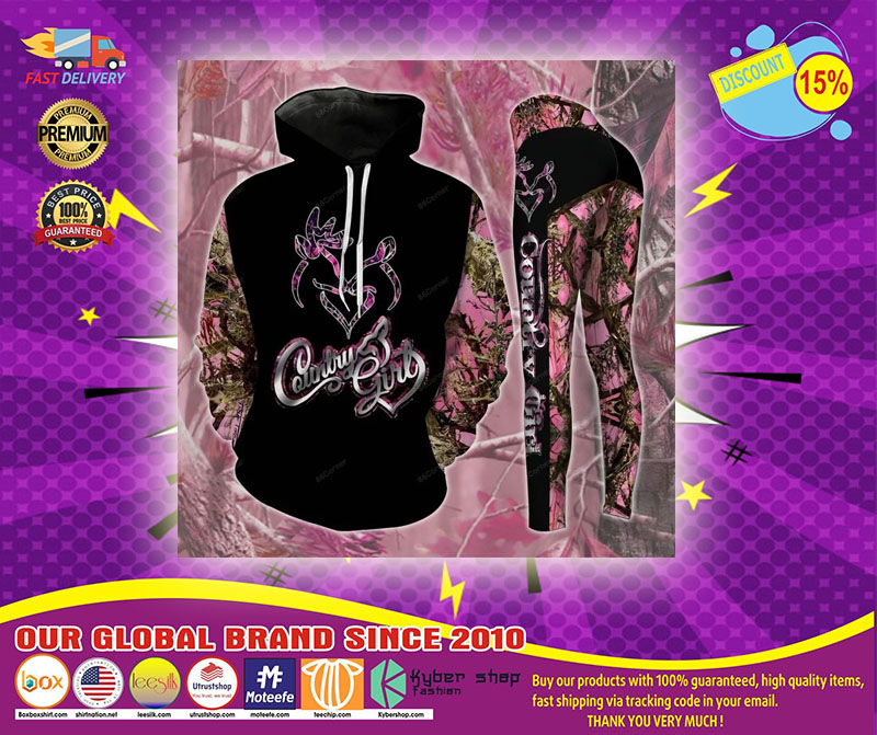 Pink Country girl 3d hoodie and legging 5 Pink Country girl d hoodie and legging