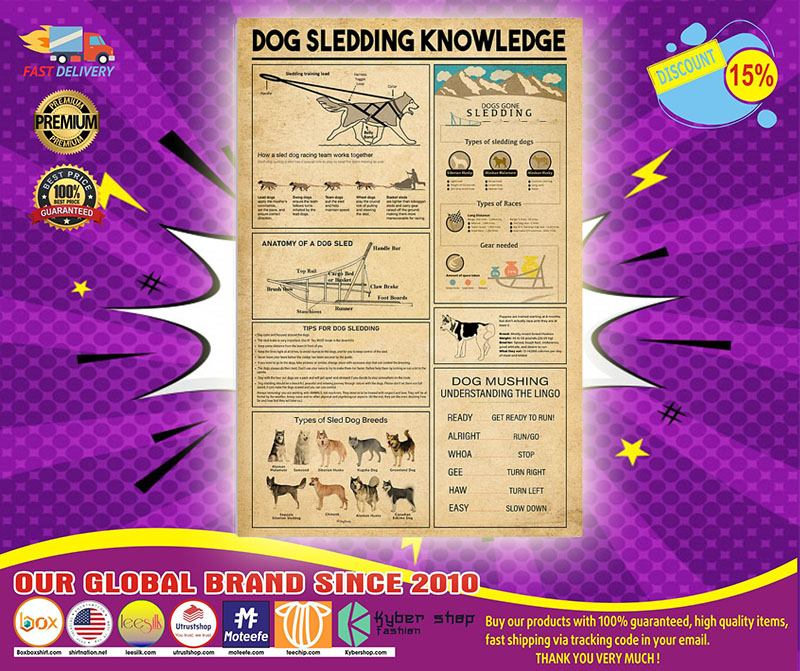 Dog sledding knowledge poster 5 Dog sledding knowledge poster