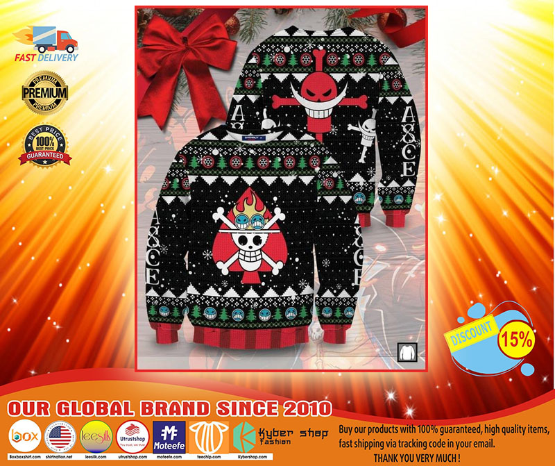 Skull Pirate ugly Christmas sweater 4 Skull Pirate ugly Christmas sweater