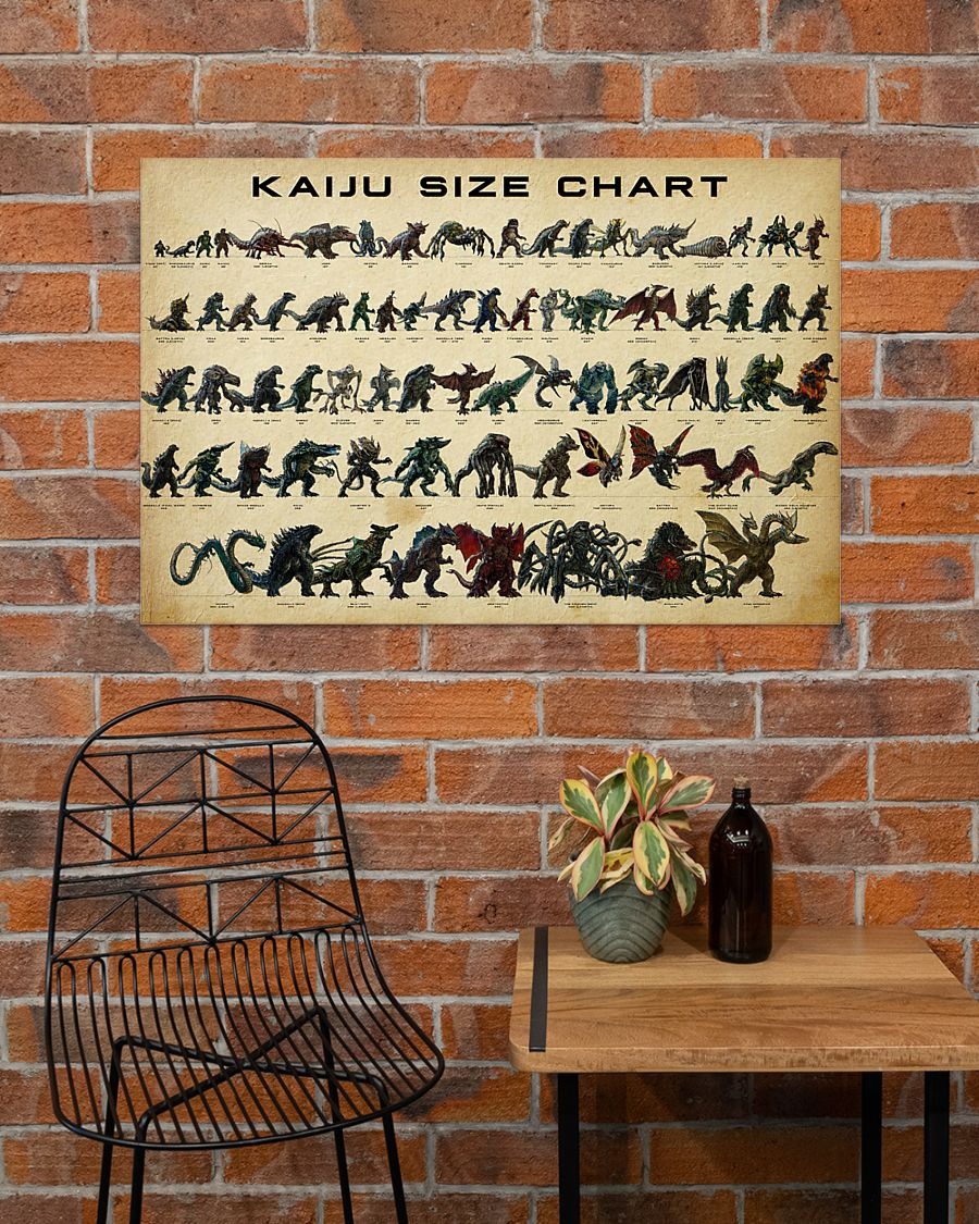 Poster Kaiju size chart design by Jaroslav Kosmina 4 Poster Kaiju size chart design by Jaroslav Kosmina