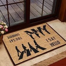The Beatles I say hello you say goodbye doormat