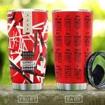 Red Guitar Chord Stainless Steel Tumbler 10 Red Guitar Chord Stainless Steel Tumbler
