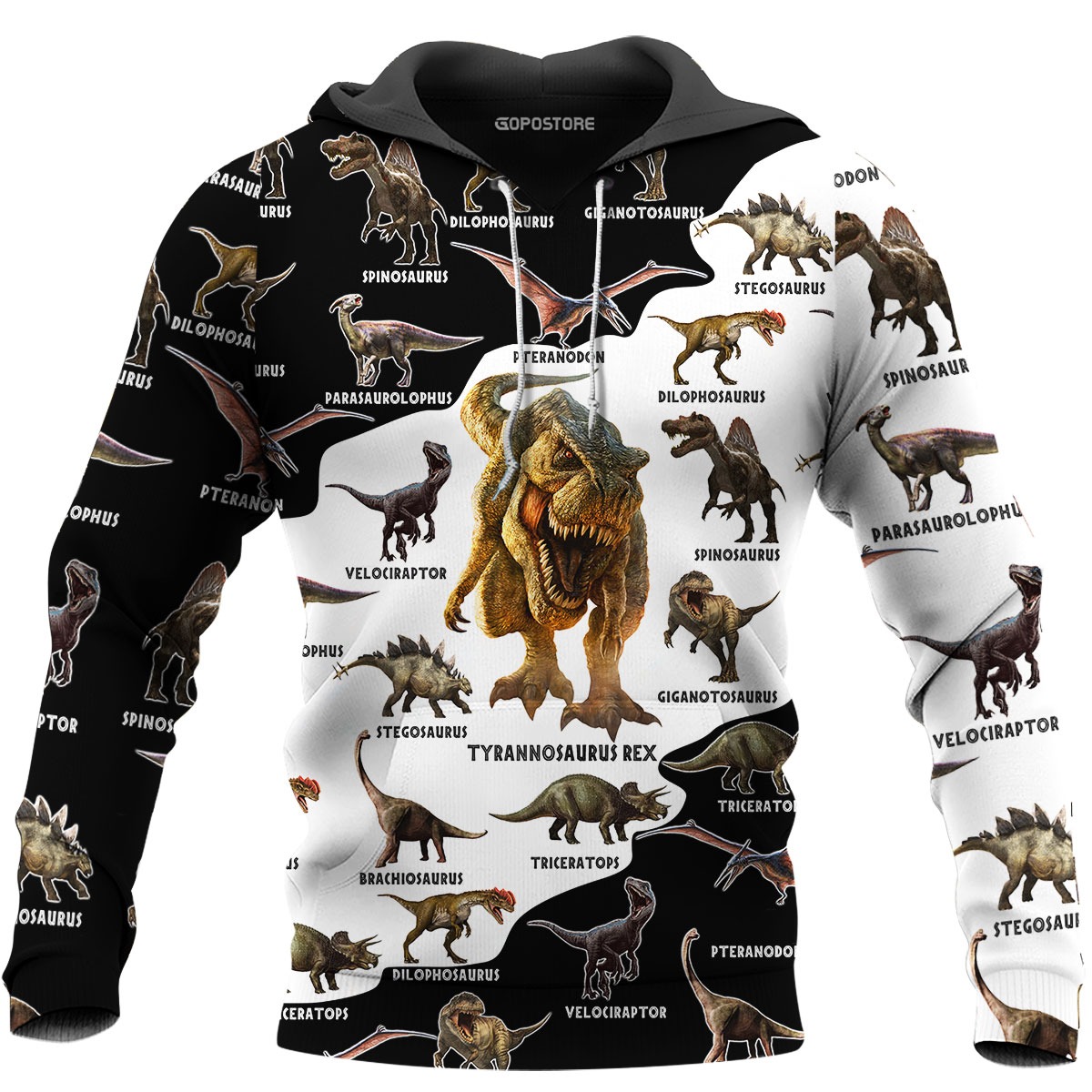 Dinosaur art 3d ull print hoodie 4 Dinosaur art d ull print hoodie