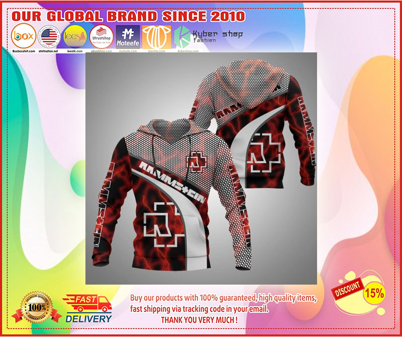 Rammstein 3d full print hoodie 3 Rammstein d full print hoodie