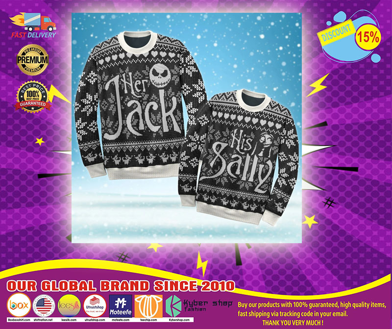Her Jack and His Sally ugly Christmas Sweater 5 Her Jack and His Sally ugly Christmas Sweater