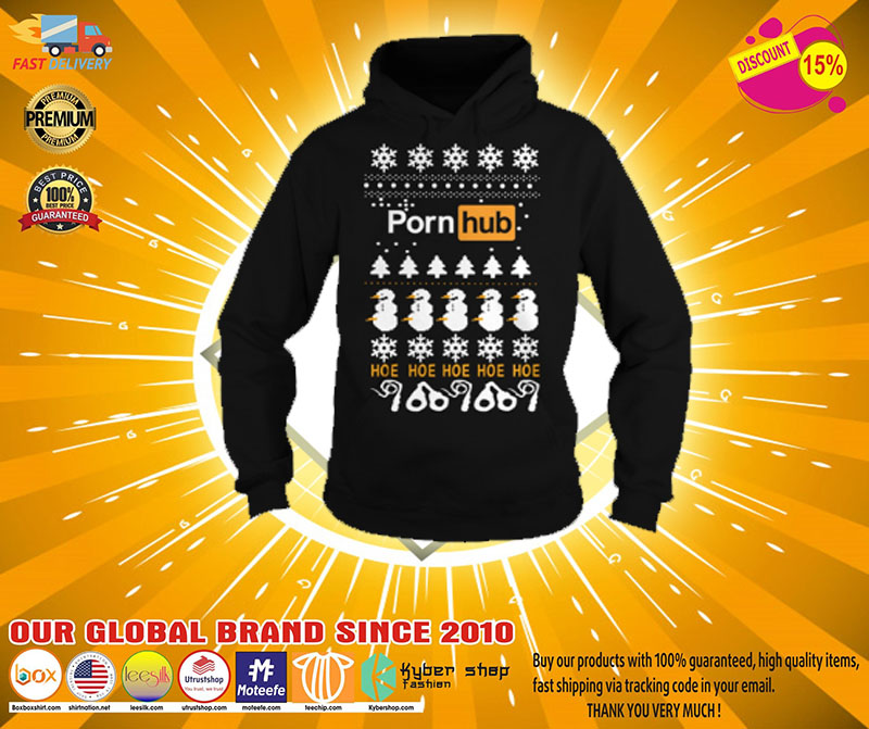 Pornhub Hoe Hoe Hoe 3D Christmas hoodie 4 Pornhub Hoe Hoe Hoe D Christmas hoodie