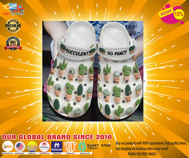 Succulent so fancy croc shoes crocband 4 Succulent so fancy croc shoes crocband