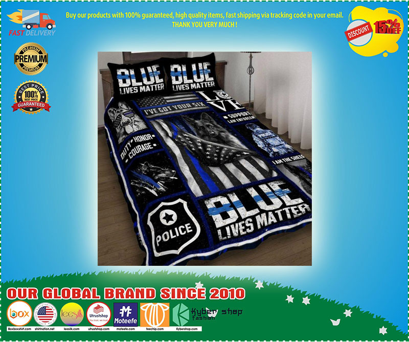 Blue lives matter police quilt 4 Blue lives matter police quilt